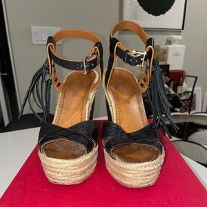 Valentino Espadrille Sandal Wedges 36.5
